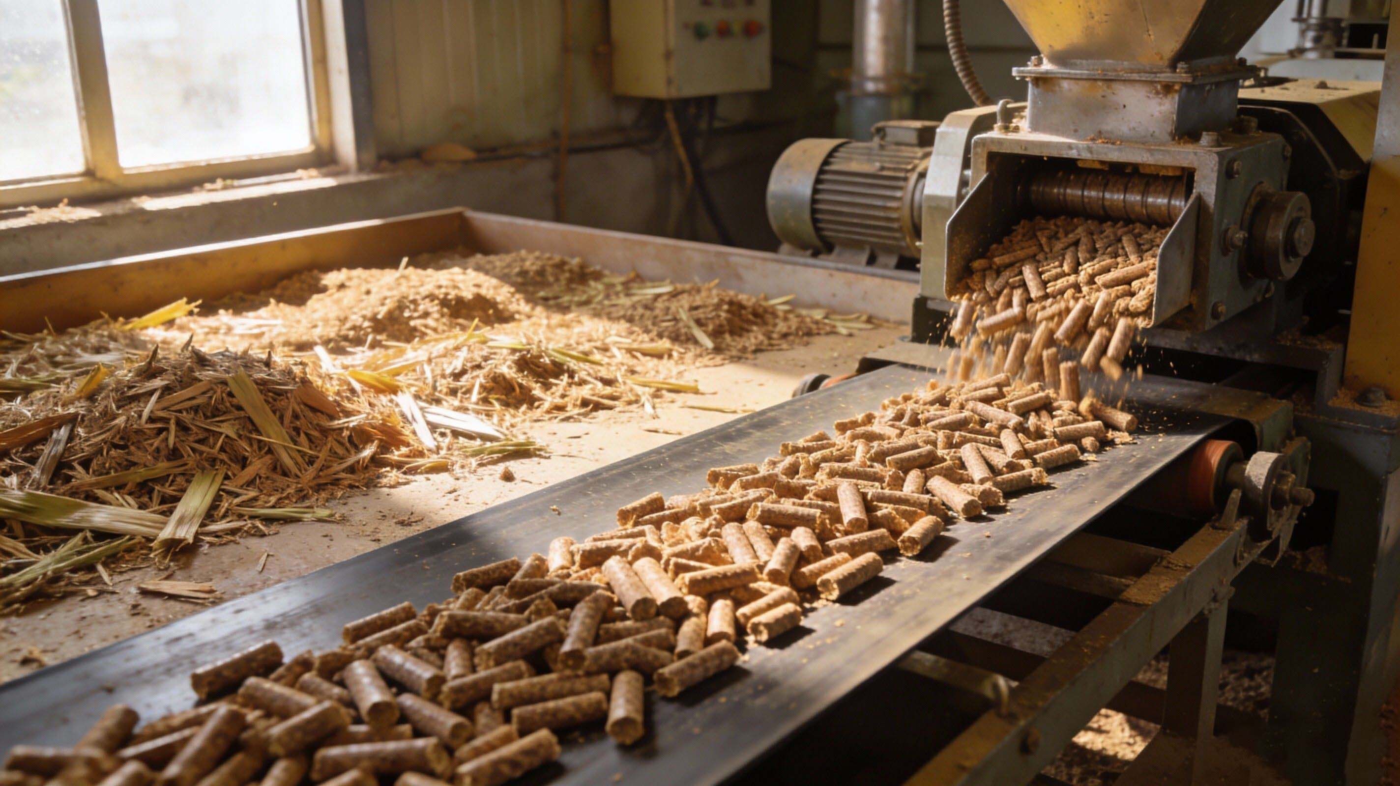 生物質(zhì)制造過程